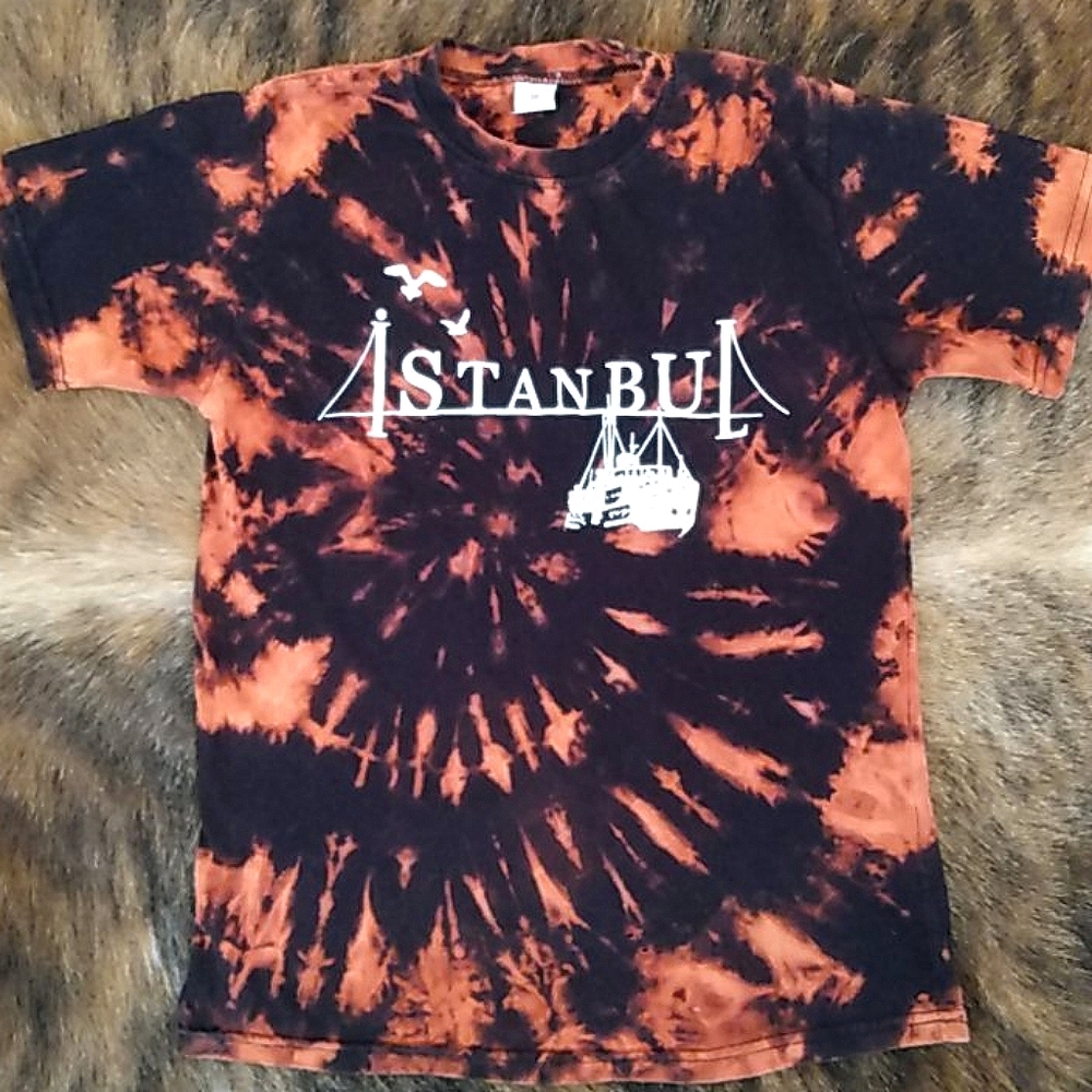 Vintage Women's Bleach Dye Istanbul T-Shirt
